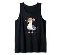 Western Gull en modo de comedia completa para amantes de las vacaciones Camiseta sin Mangas