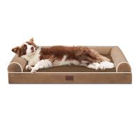 WESTERN HOME Camas ortopédicas para perros grandes, sofá de espuma para mascotas con forro impermeable, funda extraíble lavable y parte inferior antideslizante, sofá cama para perro para un sueño
