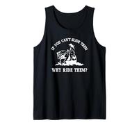 Western If You Cant Slide 'Em Why Ride 'Em Reining Horse Camiseta sin Mangas