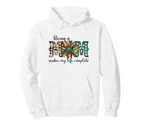 Western Leopard Sunflower Mothers Day Design Being A Mom Sudadera con Capucha