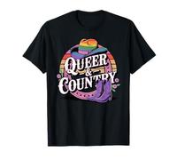 Western LGBTQ Queer and Country Rainbow Pride Camiseta