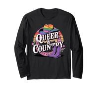 Western LGBTQ Queer and Country Rainbow Pride Manga Larga