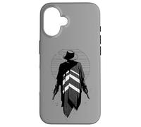 Western Lone Ranger/Silueta de Vaquero al Atardecer/Lejano Oeste Carcasa para iPhone 16