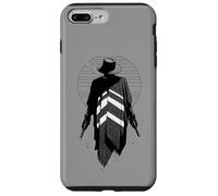 Western Lone Ranger/Silueta de Vaquero al Atardecer/Lejano Oeste Carcasa para iPhone 7 Plus/8 Plus