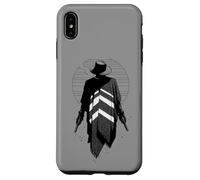 Western Lone Ranger/Silueta de Vaquero al Atardecer/Lejano Oeste Carcasa para iPhone XS MAX