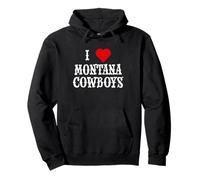Western Pride Me encantan los Montana Cowboys Sudadera con Capucha