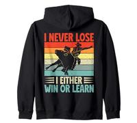 Western Rider I Never Lose Win Or Learn Cowgirl Rodeo Sudadera con Capucha