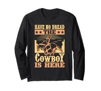 Western Rider No Dread The Cowboy Is Here Cowgirl Rodeo Manga Larga