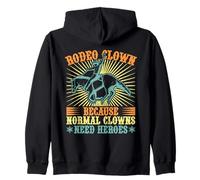 Western Rider Rodeo Clown Cowgirl Rodeo Sudadera con Capucha