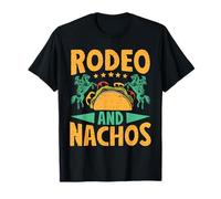 Western Rider Rodeo & Nachos Cowgirl Rodeo Camiseta