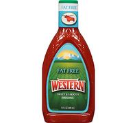Western Sweet and Smooth - Aderezo para ensalada francés sin grasa, 15 onzas líquidas