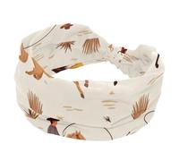 Western Wild Horses Cowboys - Diadema de maquillaje antideslizante para mujeres, señoras, turbante de parte superior ancha, envoltura para el cabello anudada