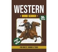 Western Word Search Book: Word Searches with Easy to Read Print About the Wild West, Cowboys, Horses, Sheriffs, Outlaws, Ranch Life, and More | 6×9 ... Fun for Focus, Mental Clarity and Free Times