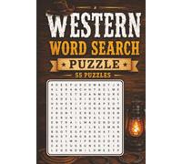 Western Word Search Puzzle: 55 Puzzles Word Search about Western and More | 6x9 inches, 110 pages | Gift for Western & Cowboys Lover