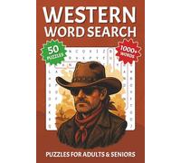 Western Word Search Puzzle Book: 50 Easy-to-Read Puzzles about Western, Cowboys, Wild West, and More | 6x9 inches, 100 pages | Relax, Focus, and Recharge