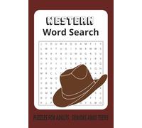 Western Word Search Puzzle Book: Easy-to-read word searches featuring Western themes| cowboy terms, frontier words, and more.| 6×9 inches ,110 pages | ... for vacations, holidays, and puzzle lovers.