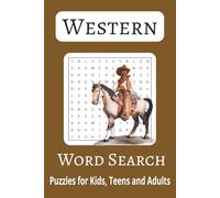Western Word Search Puzzle Book: Word Searches with Easy to Read Print about Camping, Cowboys and More [ 6x9 inches, 110 pages] 50+ Puzzles... Gift for Vacations, Holidays and Relaxation