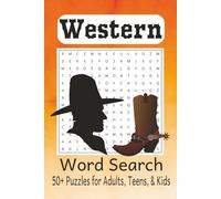 Western Word Search Puzzle Book: Word Searches with Easy to Read Print About Wild West, Cowboys, Outlaws and More | 6x9 inches, 110 pages | 50+ ... Gifts for Vacations, Holidays, and Spare time