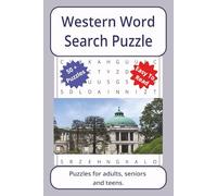 Western Word Search Puzzle: Word searches about Western architecture, with easy to read print | 6 x 9 inches. 110 pages | 50+ puzzles _ Gifts for ... (Architecture Series Word Search Puzzles)