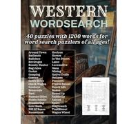 Western Wordsearch: Saddle Up for 40 Puzzles of Wild West Fun!