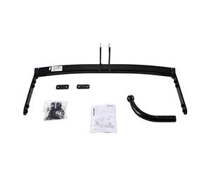 Westfalia-Automotive Barra de Remolque Fija con Cuello de Cisne para VW Golf 4 Saloon/Estate (10/1997-06/2006), VW Bora Saloon (10/1998-09/2005), Audi A3 (09/1996-05/2003)