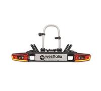 Westfalia Portabicicletas Bikelander para Enganches; portabicicletas para 2 Bicicletas; apto para Bicicletas Eléctricas; plegable | Luces híbridas LED