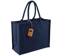 Westford Mill Bolsa de compra clásica de yute, Azul marino/azul marino, One Size