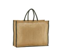 Westford Mill - Bolso Tote Diseño Contraste de Yute Almidonado