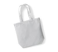 Westford Mill Camden - Bolsa de algodón de comercio justo, Gris claro, talla única