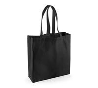 Westford Mill Classic Fairtrade Shopper (talla única) (negro)