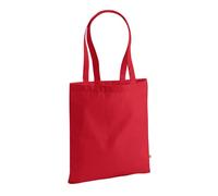 Westford Mill EarthAware - Bolsa de compra orgánica (talla única), color rojo clásico