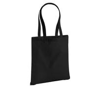 Westford Mill EarthAware - Bolsa de compra orgánica (talla única) (negro)