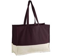 Westford Mill EarthAware - Bolsa de mano de contraste, Oxblood/Natural, talla única