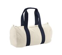 Westford Mill EarthAware - Bolsa orgánica de tela pesada con cierre de cremallera, asas de transporte y etiqueta recortada, bolsa de viaje ecológica hecha para decoración