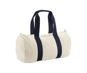 Westford Mill EarthAware - Bolsa orgánica de tela pesada con cierre de cremallera, asas de transporte y etiqueta recortada, bolsa de viaje ecológica hecha para decoración