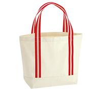 Westford Mill EarthAware - Bolsa orgánica, Natural/Rojo Clásico, One Size