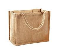 Westford Mill - Mini bolsa de regalo de yute (6 litros), beige (Beige) - UTBC2791_1