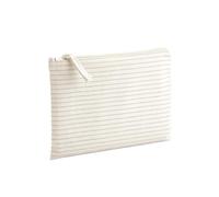 Westford Mill - Striped Organic Accessory Pouch - Red/Stripe - M