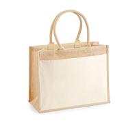 Westford Mill W427 Cotton Pocket Jute Shopper