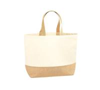 Westford Mill W452 Bolso XL de algodón con Base de Yute