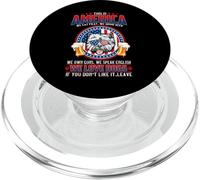 Westie Dog This America We Love Dogs Patriotic 4th of July PopSockets PopGrip para MagSafe