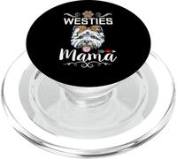 Westie Mama Dog Lover Puppy Dog Mom Funny Mothers Day PopSockets PopGrip para MagSafe