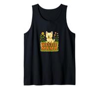Westie Mama West Highland White Terrier Obra De Arte Westie Blanco Camiseta sin Mangas