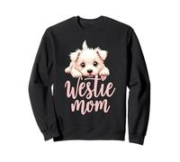 Westie Mom Dog West Highland White Terrier Mama, lindo cachorro Sudadera