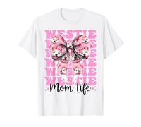 Westie Mom Life West Highland Terrier Dog Día de la Madre Camiseta