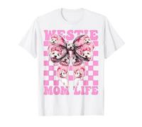 Westie Mom Life West Highland Terrier Dog Día de la Madre Camiseta
