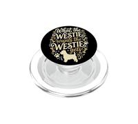Westie Quiere West Highland Terrier Perro Mamá Papá Humor PopSockets PopGrip para MagSafe