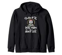 Westie Rocking The Dog Mom and Aunt Life Mothers Day Sudadera con Capucha