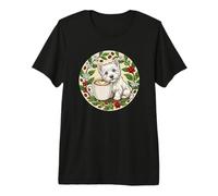 Westie West-Highland Terrier Cachorro Perro Taza Café Mañana Camiseta Premium