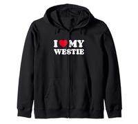 Westies Westy West Highland White Terrier I Love My Westie Sudadera con Capucha